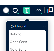 Example for toolbar picker with list value